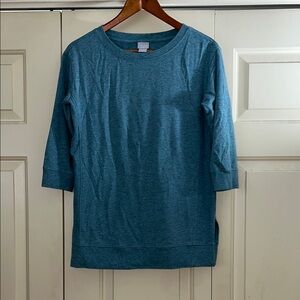 Chico's Teal Zenergy Top